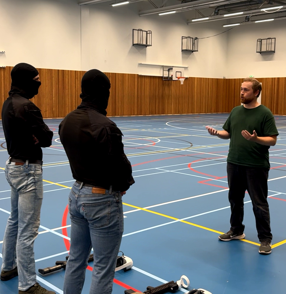 VR training session with instructor and participants